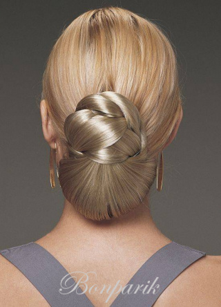 Н Braided B шиньон для волос Н Braided B